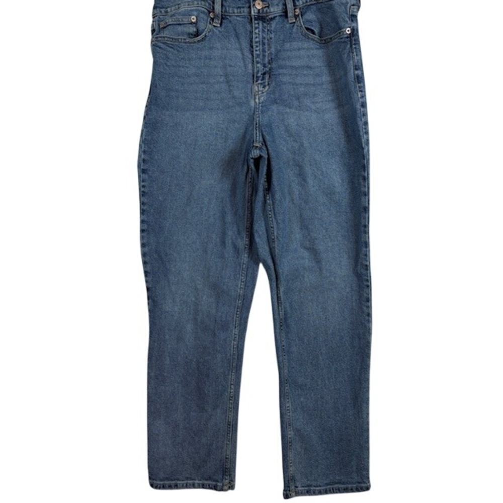 Calvin Klein Jeans Women's Blue Denim Straight‎ Leg Jeans Size 12